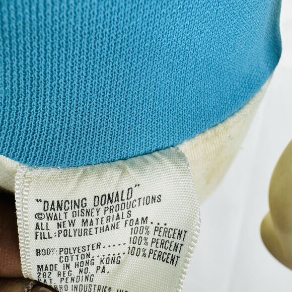 Disney Dancing Donald Duck Hasbro Romper Room 16” Doll Toy Vintage 1970s - Picture 13 of 16